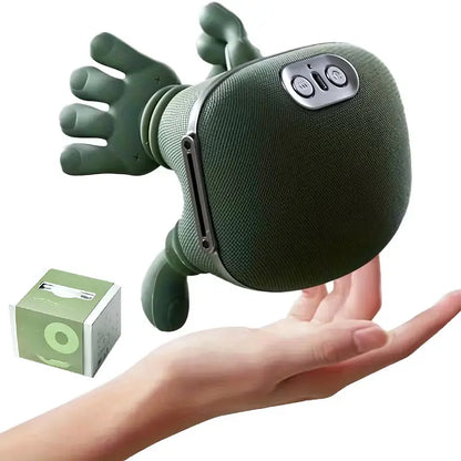 Portable Handheld Electric Massager - Neck Shoulder Relaxer, Acupressure Tool, Kneading Function for Deep Tissue Relief on Trapezius, Back, USB Rechargeable, Unisex Relaxation Fitness Gift (Sports & Outdoor), Heating Mode, Usb Charge